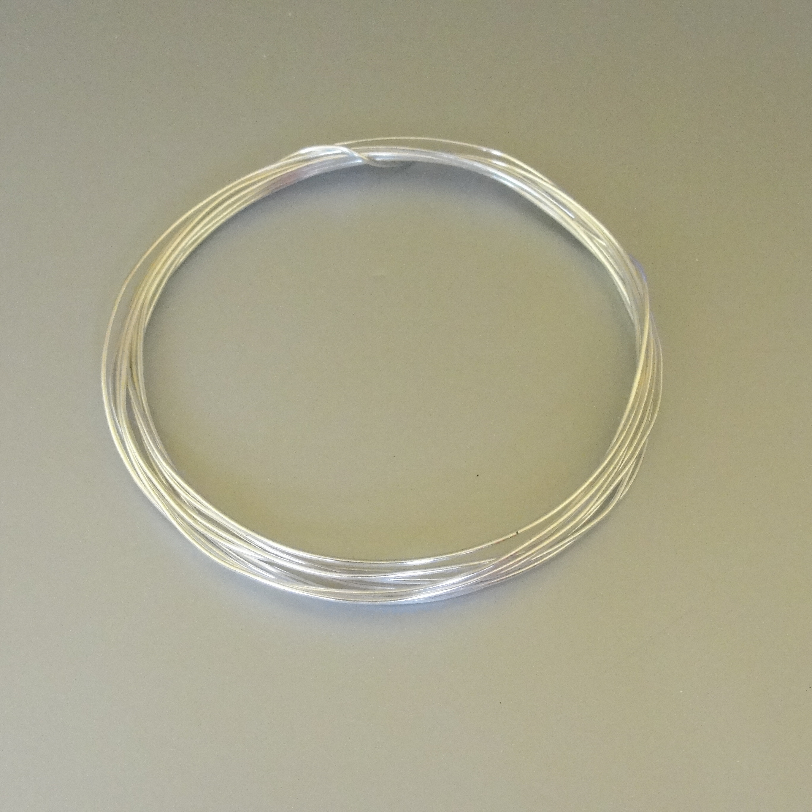 Bižuterní drát postříbřený 0,6 mm/10 m