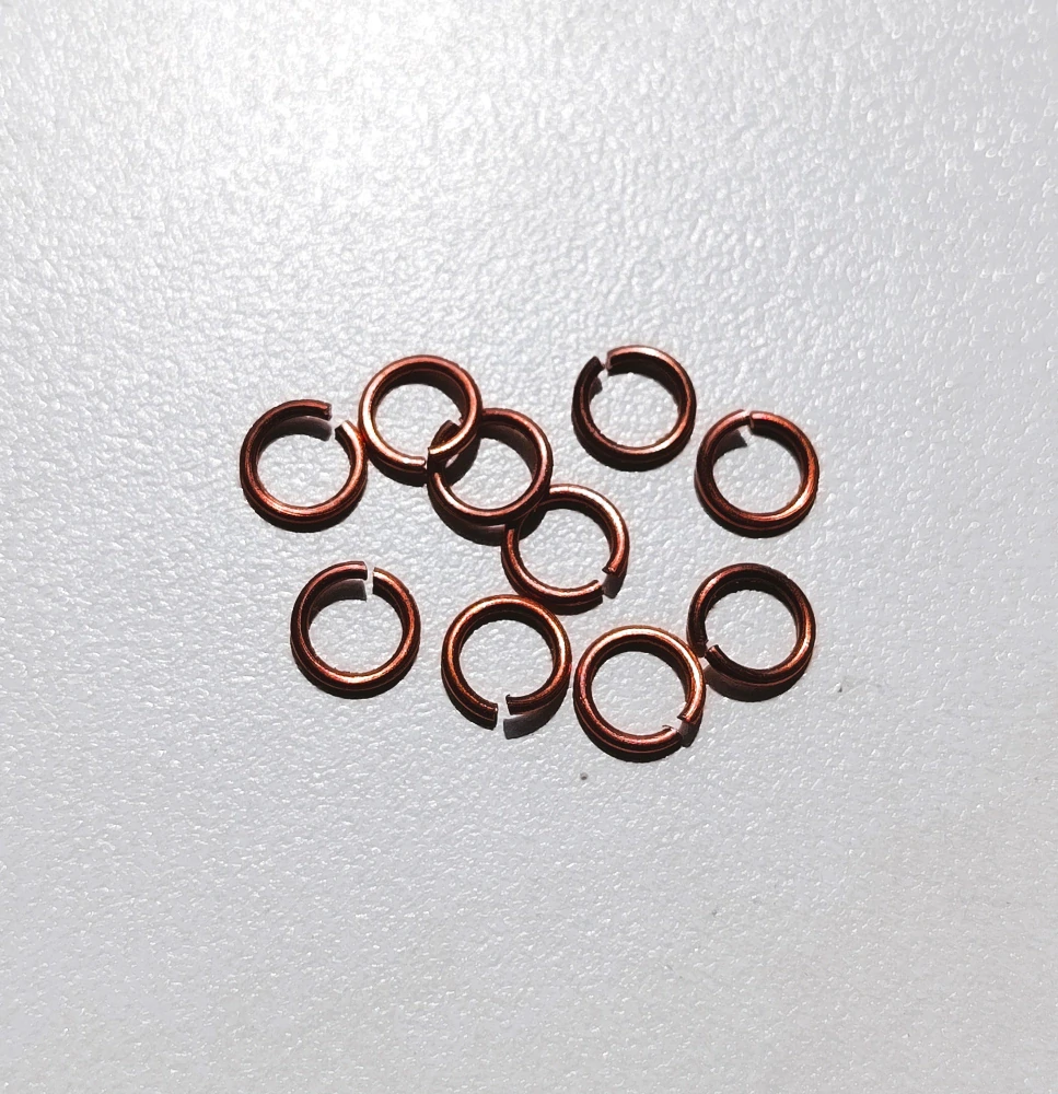 Měděné kroužky 5 mm