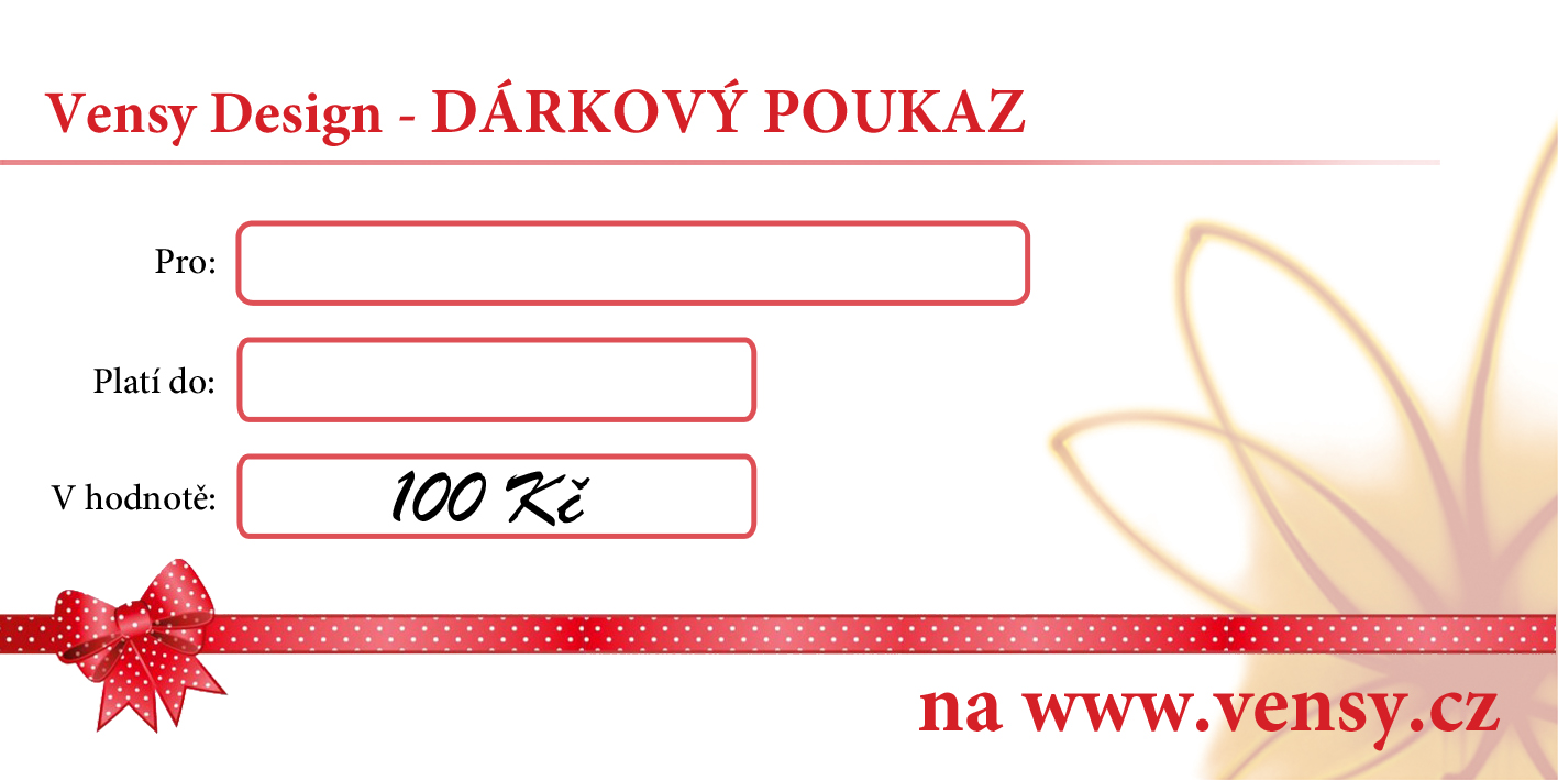 Dárkový poukaz 100 Kč